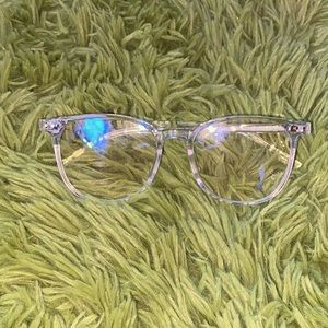 Clear blue light blocking glasses